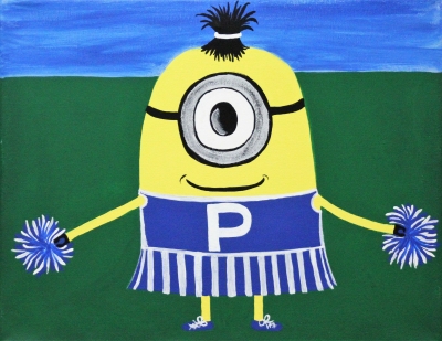 Plainwell Cheerleader Minion